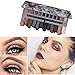 VERONNI Eye Makeup Marble Eyeshadow Palette 6 Glitter 6 Matte 12 colors High Pigment Shimmer Warm Eye Shadow Palette (Smoky)