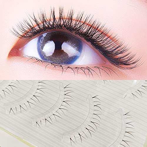 Ultra Thin Luxurious 5 Pairs V Shape Lower Lashes Set Bottom False Eyelashes Short Under Eye Lashes Extension Natural Nude Looking Daily Makeup #TOP5