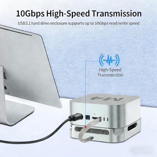Support de refroidissement en aluminium avec rangement pour petit ordinateur et mini PC