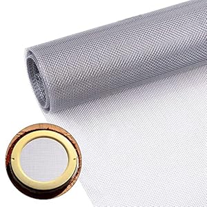 WENRERO 304 Stainless Steel Woven Wire 30 Mesh Fine Wire Mesh Sheet Rodent Proof Metal Mesh Sheet Air Vent Mesh Filter…