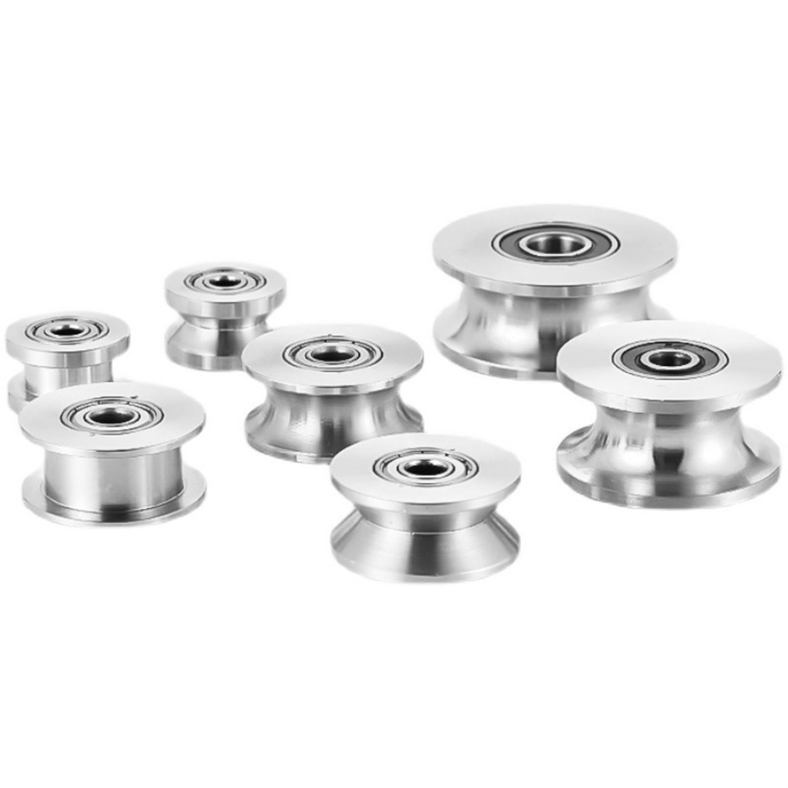 Roue De Roulement Métallique Haute Résistance — Diamètres 28, 32, 48, 56 Mm, Fonctionnement Doux, Faible Usure - 2