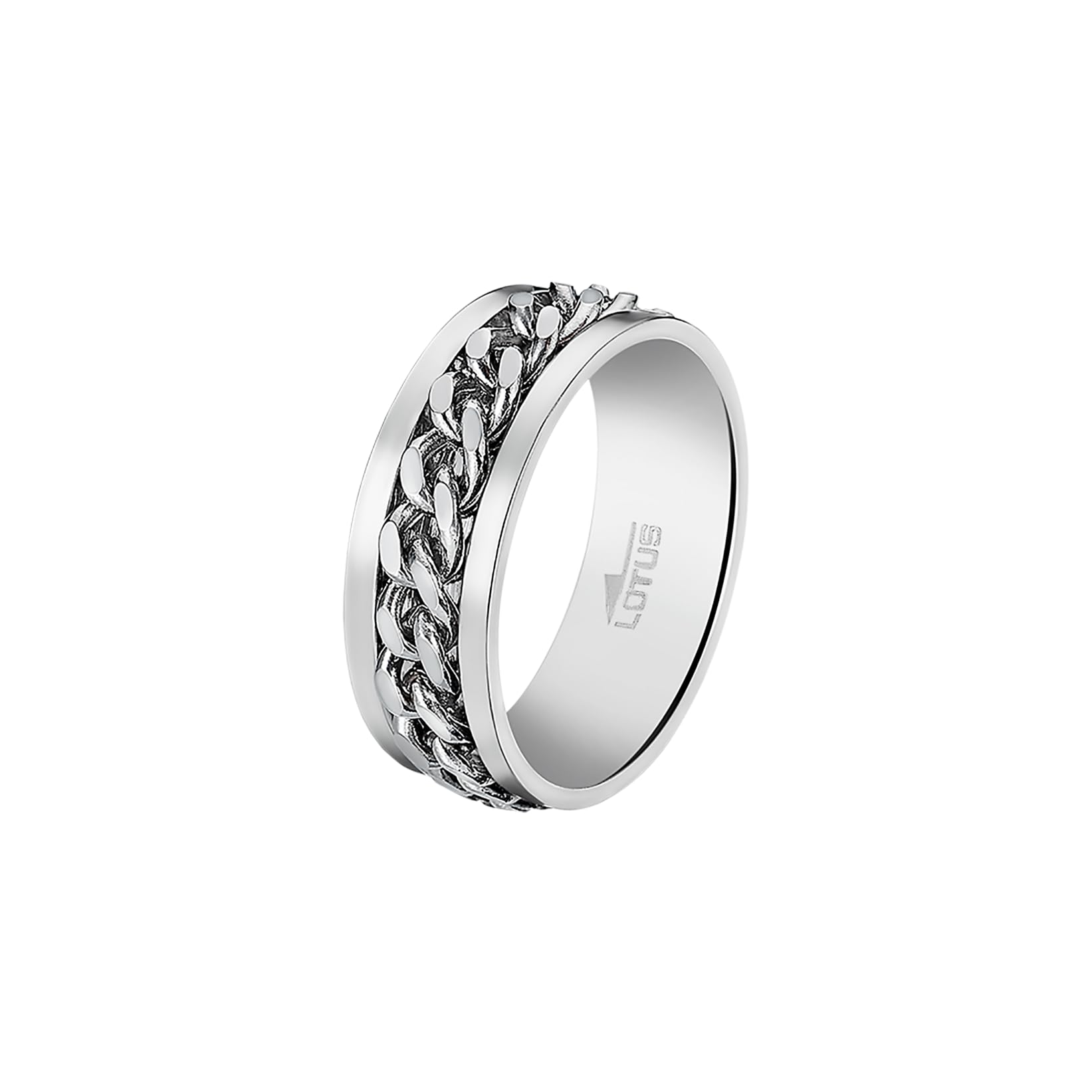 Edelstahl Ring Größe 28 Unisex Silber LOTUS STYLE…