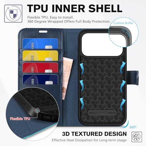 Étui portefeuille iPhone 17 Pro Max pour éliminer les rayures et chutes - 5