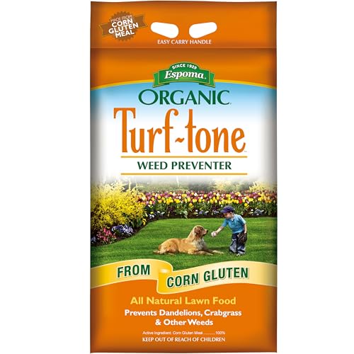 Espoma Organic Turf-Tone Weed Preventer Plus Lawn Food