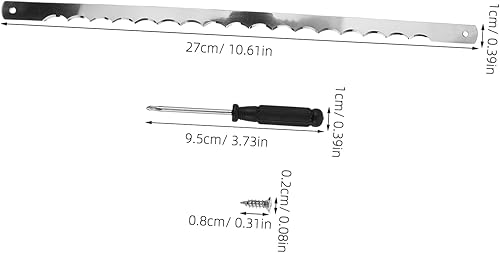Miniatura 2 de Cuchillas de pan de repuesto 8 piezas de cuchillo de arco dentado para pan masa madre pastel horneado casero
