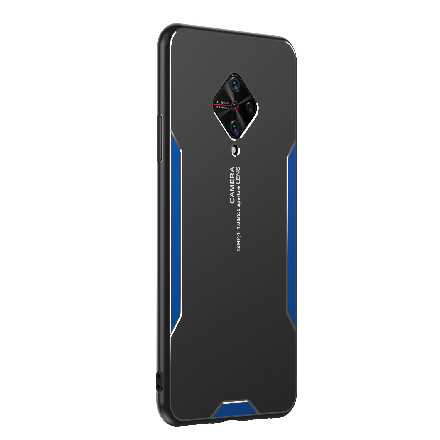 Compatible with Vivo S1 Pro 1920 Case Shockproof and Bumper Full Body  Camera Lens Protection Phone Case Cover Blue