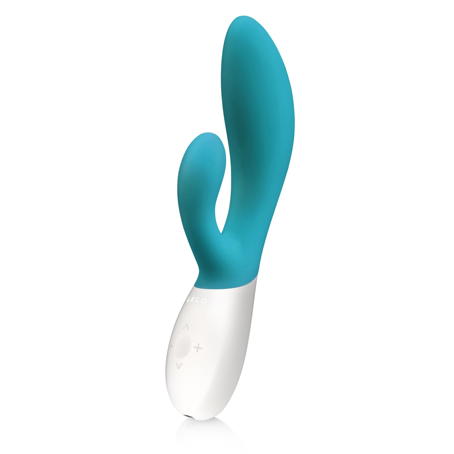 LELO INA Wave Vibratore Rabbit, Ocean Blu, Vibratore doppia stimolazione (Punto G e Clitoride) e movimento Wave – Silenzioso, 10 modi