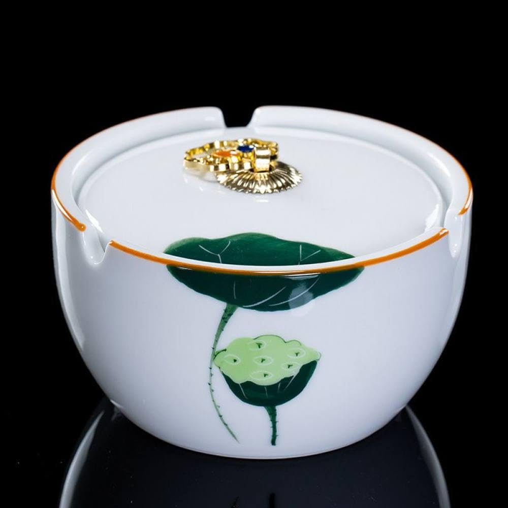 Grand cendrier extérieur en céramique anti-odeur pour votre table de jardin