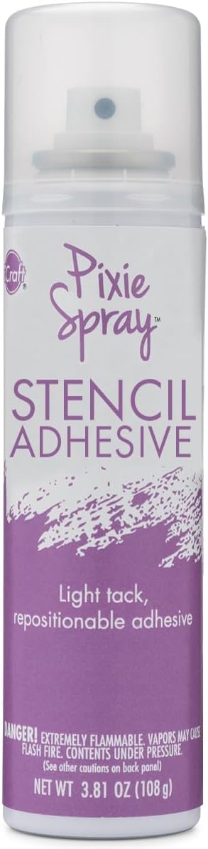 iCraft Pixie Spray Stencil Adhesive, Repositionable, Low Tack, 3.81 Ounces