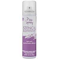 Vista 1 de iCraft Pixie Spray Stencil Adhesivo, reposicionable, baja adherencia, 3.81 onzas