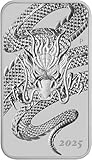 Generisch Drache Rechteckig 1 Unze Silbermünze 2025, 31,1 Gramm 999,9/1000 Feinsilber