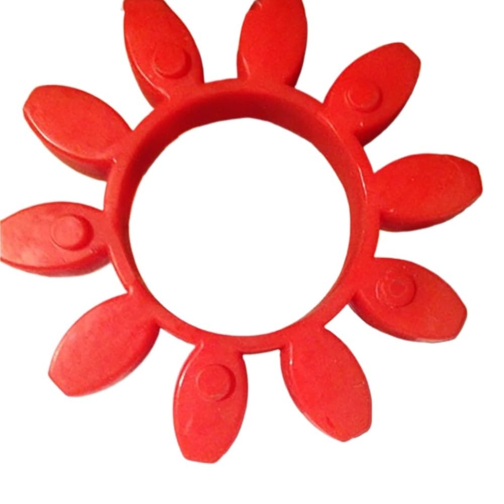 Coussin amortisseur en caoutchouc Tampon en polyuréthane rouge forme de fleur prunier GR14/GR19/GR24/GR28, 1 pièce(90 * 100mm*200mm)