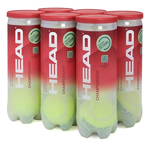Bola de Tênis Head Championship Pack com 6 Tubos