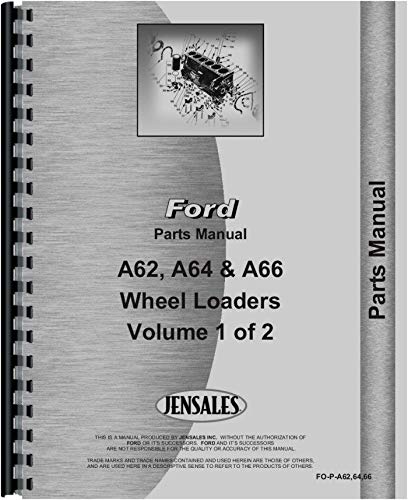 Ford A62 Wheel Loader Parts Manual (Includes 2 Volumes)