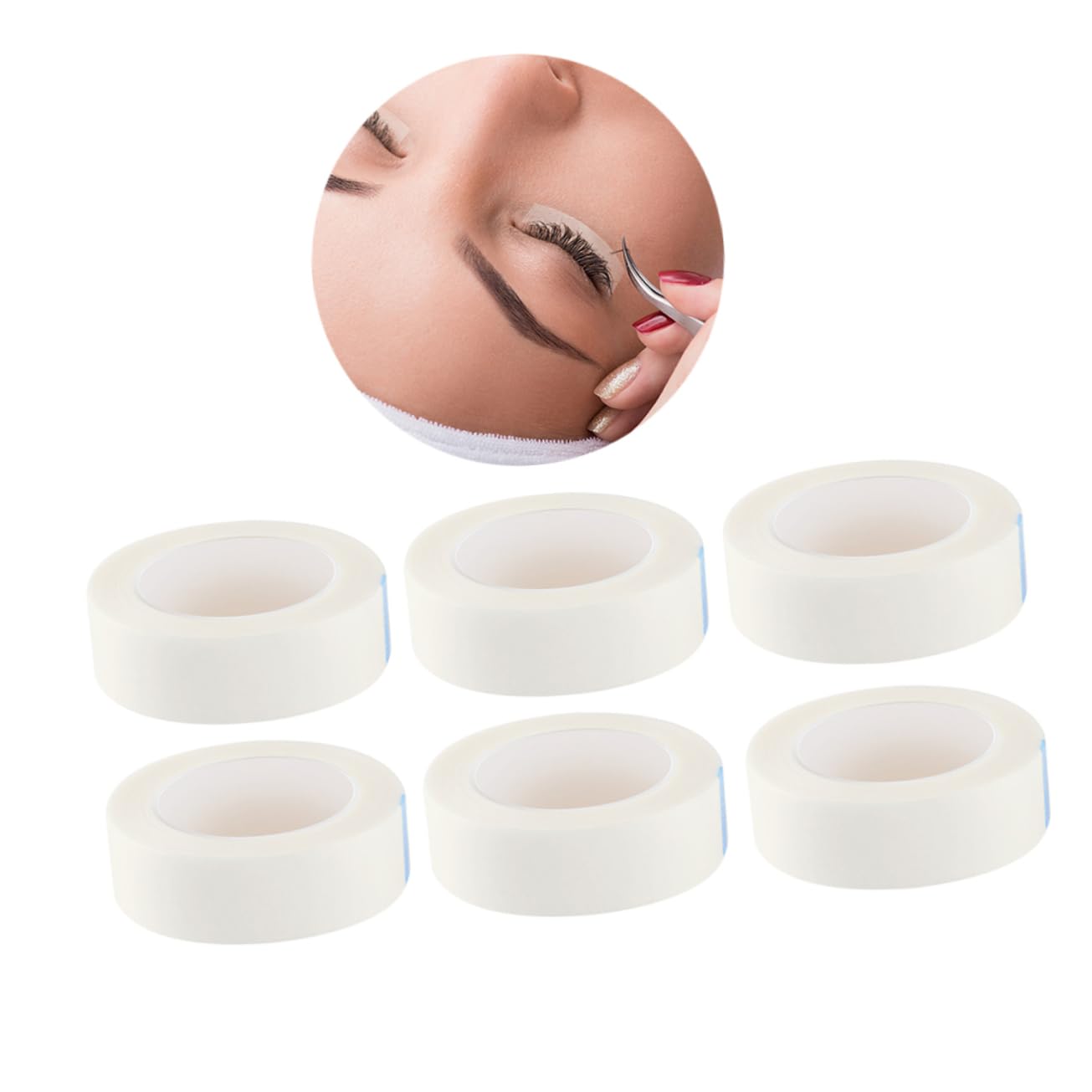 Didiseaon 12 Pack Eyelash Extension Isolation Tape Lash Lash Extension Women Salon Tool Non-Woven Comfortable Breathable Gentle on Skin