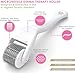 DERMA ROLLER KIT for Face 0.25mm | Micro Needling Set for Face Roller | 540 Hygienic Sterilized Stainless Steel Microneedle Roller for Face | Exfoliation Skin Roller Instrument | Storage Case & eBook
