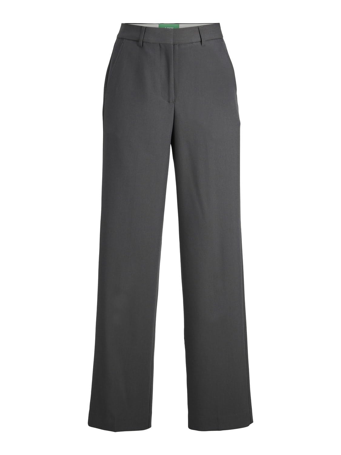 Jack & Jones Women's Jxmary Reg Hw PNT Noos Trousers, Asphalt, 27W x 34L