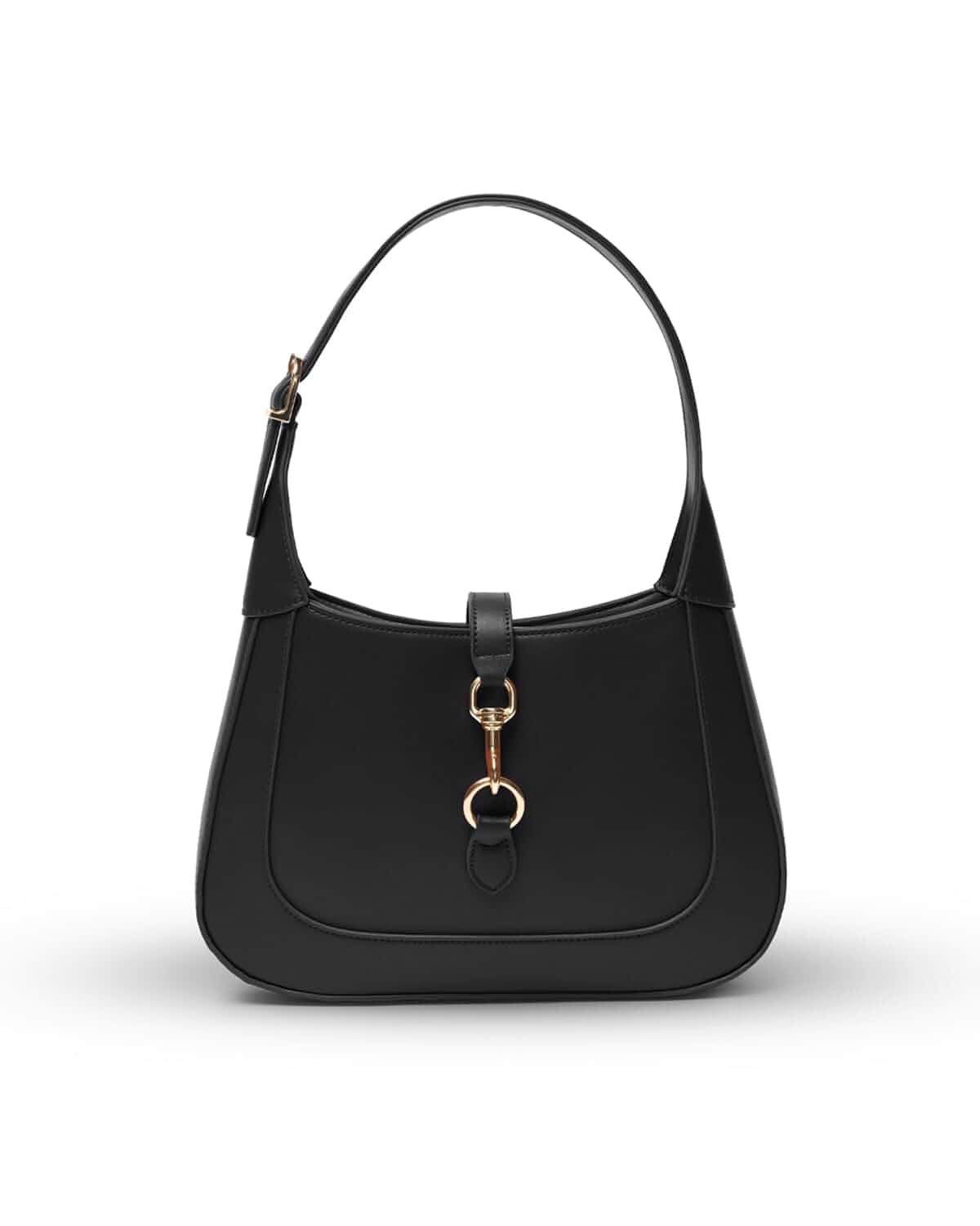 Apryl Shoulder Bag for Women - Small Trendy Purse - Adjustable Strap Cute, Structured Underarm Hobo Handbag w Crossbody Strap for Everyday, Zipper Closure, Vegan Leather
