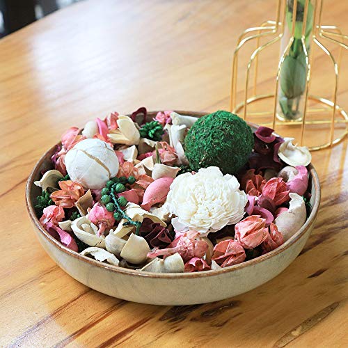 image for Qingbei Rina Potpourri Bowl Filler, Rose Scented Potpourri Dried Flowe