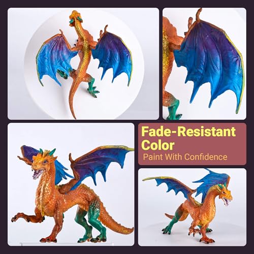 Image of SOLDAY Painting Dragon Toys Kits for Kids Arts and Crafts Ages 3 6 5 7 9 12 Boys Girls to Make Your Own Paintable Figurines Dragon Birthday Party Supplies - 2 Dragons | Painting dragon figurines, Arts & Crafts set for ages 3-12, Paintable craft kits for Girls, Crafts activities, Party favor