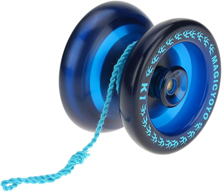Professional Magic Yoyo K1 Spin Aluminum Alloy Metal Yoyo 8 Ball KK Bearing with Spinning String for Kids