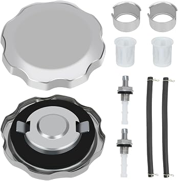 YOXUFA Gas Fuel Tank Cap Replacement for Predator 212 Coleman CT200U CT200U-EX Mini Bike GX340 GX390 GX160 GX200 168F Engine Baja MB200 Trailmaster 163cc 196cc 6.5hp Motorsports Mini Bike Go Kart