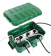 Zazafolora Kabelbox Wasserdicht Outdoor - Verteilerdose Für Garten & Terrasse