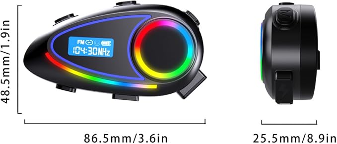Audífonos inalámbricos para casco de motocicleta RASTKY miniatura 8