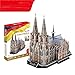 YYF Rompecabezas Tridimensional de la Catedral 3D Colonia 8-12 años de Edad Modelo en Papel de Bricolaje Juguete Educativo Hechizo inserción de los niños