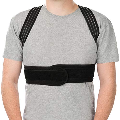Newgen Medicals R&uuml;ckengurt: Geradehalter zur Haltungs-Korrektur f&uuml;r Schultern und R&uuml;cken, Gr&ouml;&szlig;e S (R&uuml;ckengurt Haltung, gerader R&uuml;cken Gurt, Schultergurt Haltungskorrektur)