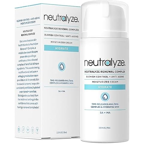 Neutralyze Renewal Complex Moisturizer for Acne Prone Skin Cover