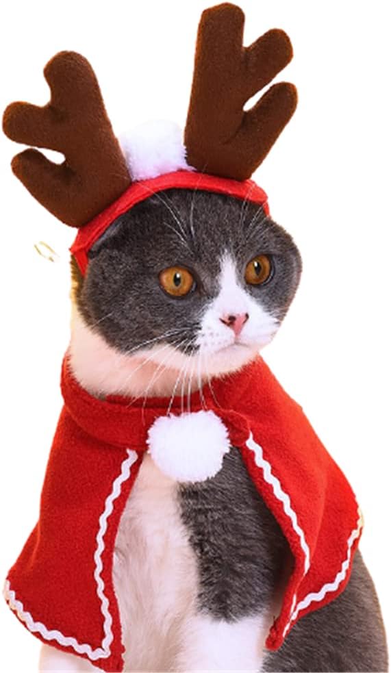 ペット服 クリスマス 仮装ペット服 2点セット マフラー マント カチューシャ かわいい スカーフ ケープ クリスマス服 トナカイ パーティー 記念撮影 スーパーセール期間限定 衣装ネックアクセサリー子犬の犬猫 サンタ 犬 コスプレ お祝い 人気 犬のクリスマスの衣装 帽子 猫 ペット服 クリスマス 仮装ペット服 2点セット マフラー マント カチューシャ かわいい スカーフ ケープ クリスマス服 トナカイ パーティー 記念撮影 スーパーセール期間限定 衣装ネックアクセサリー子犬の犬猫 サンタ 犬 コスプレ お祝い 人気 犬のクリスマスの衣装 帽子 猫