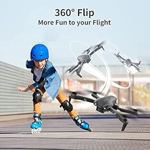 DRONEEYE 4DV13 Drone for kids Adults with 1080P HD FPV Camera, Foldable Mini RC Quadcopter With Waypoint, Functions,Headless Mode,Altitude Hold,Gesture Selfie,3D Flips,Beginners Toys Gifts - immagine 6