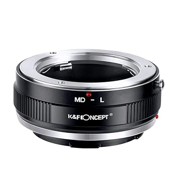 K&F Concept Lens Mount Adapter MD-L Manual Focus Compatible with Minolta Rokkor (SR/MD/MC) Lens to L Mount Camera Body