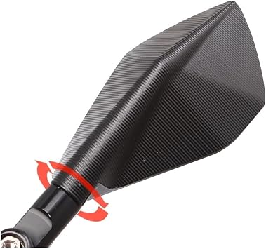 Universal Motorcycle Back Aluminum Scooters Rearview Side View Mirror