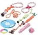 Sweetypet Hundebedarf: 10er-Set Bunte Hundespielzeuge aus Baumwolle zum Kauen und Toben (Welpenspielzeug)
