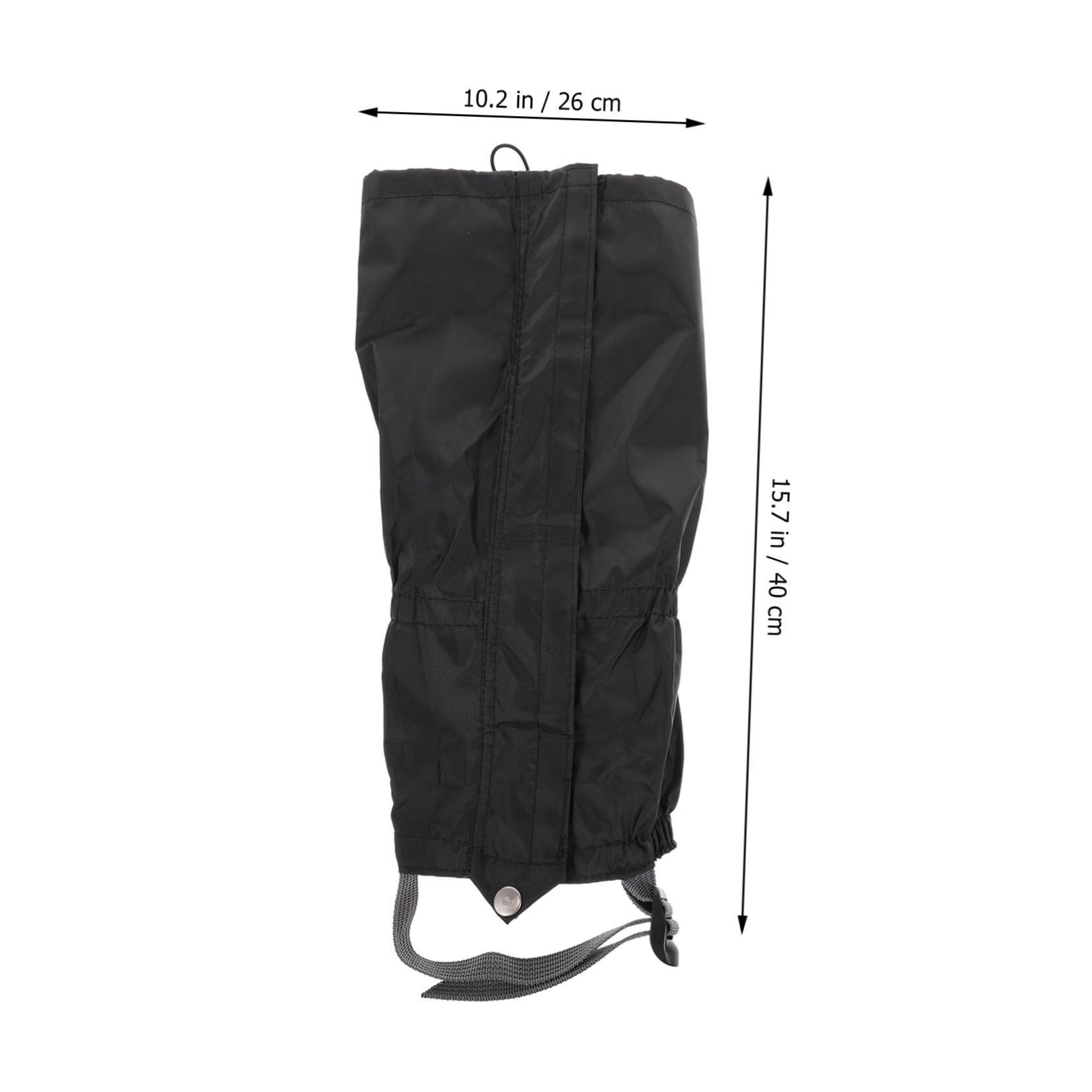 Toddmomy Leggings d'alpinisme Hommes Guêtres De Randonnée pour De Plein Air Protecteur Preuve Couvre-Jambes De Randonnée Enfants Neige Gaiteurs des Jambes Noir Tissu Oxford