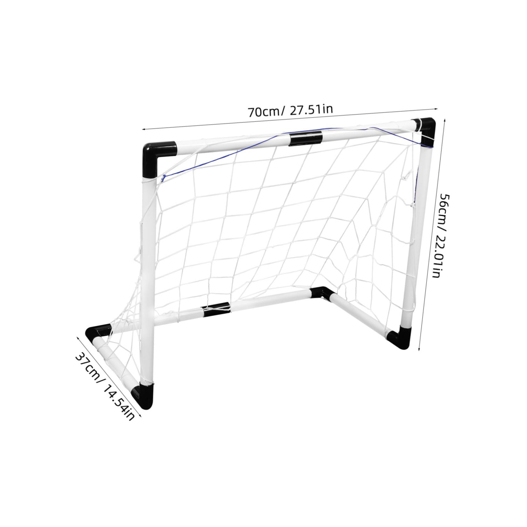 GALPADA 1Set Portable Soccer Goal Mini Football Gate with Durable Net for Backyard Play for Skill Development and Outdoor Sports Activities