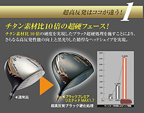 Amazon.co.jp: ワークスゴルフ マキシマックス ブラックプレミア 超高