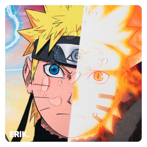 Grupo Erik - XL Mauspad Naruto - Kawaii Gaming Mauspad - Mouspad mit Motiv - Naruto Fanartikel - Manga und Anime Artikel, XXL