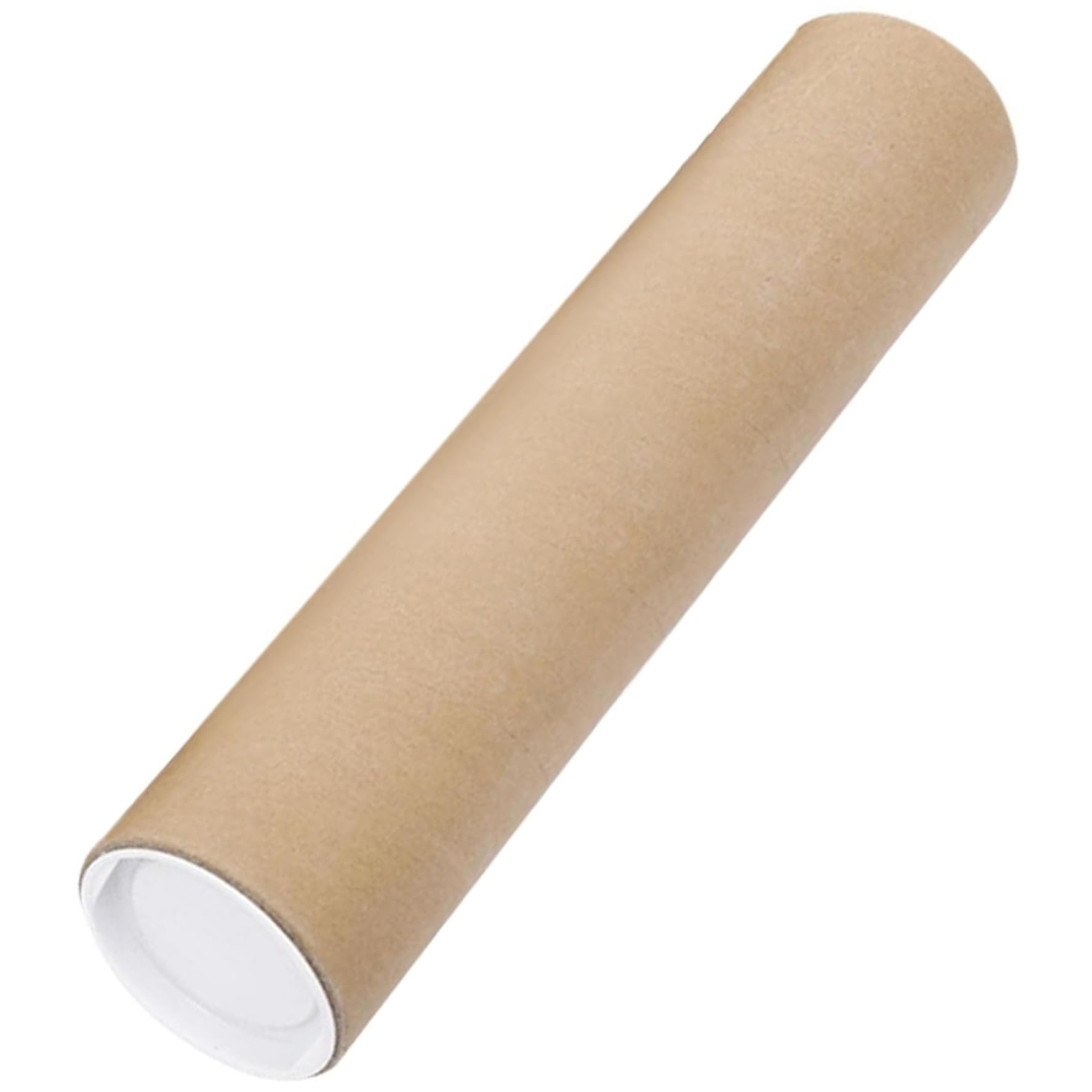 Yeory Mailing Tubes with Plastic End Caps, 2x20 Inch Shipping Tubes, Sturdy & Protective Poster, Kraft Paper Replacement Cardboard, Poster