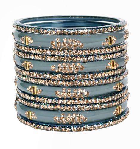 Image of Swara Creations Green Mehrun Red Glass Bangles Set for Women | Zirconwork Bangles | Glass bangles for festivals & occasions, Traditional glass bangles (SKU276)