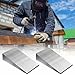 LOYORTY 8PCS 4.7x2.4x0.8 Inch Metal Wedge Shims Triangle Flange Wedge, Steel Flange Wedge, Slope Steel Wedges, Metal Welding Tools for Machine Tool Workshop Factory