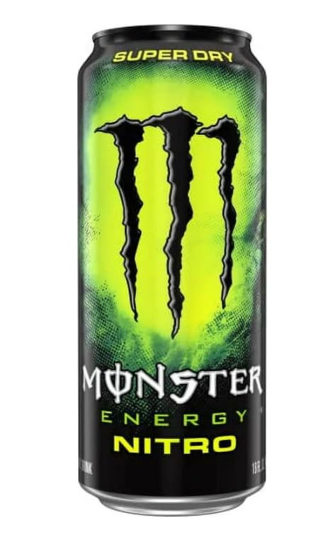Monster Energy Nitro Super Dry Energy Drink | Smooth Citrus Flavour | 500ml Can-image-27