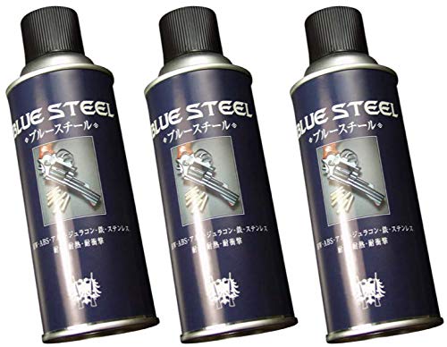 ホイール塗装に最適 とにかく剥がれない スプレー 塗料 徳用3本セット【送料1本分】 ホイール エアロ メッキ クローム つや消し 艶消し 高耐久 耐久 耐熱 (艶消しブルー)