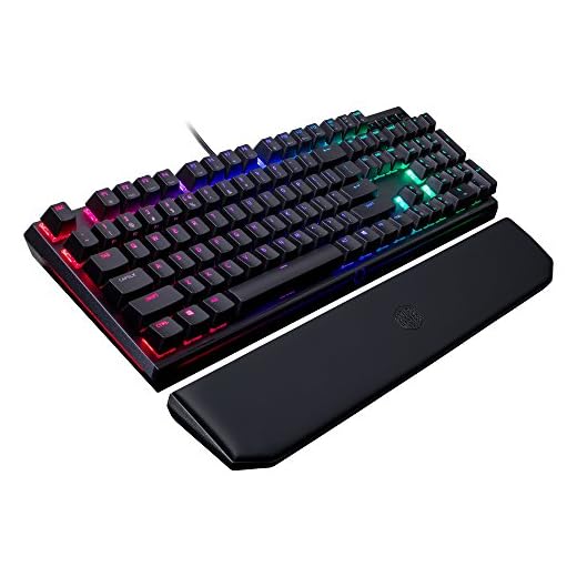 Cooler Master MK750, tangentbord för spel, BRUN, RGB LED, USA-layout, svart, MK-750-GKCM1-US