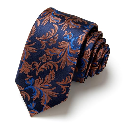 Image of Passabin Tie For Men Necktie Woven Jacquard Neck Ties Set 6 PCS