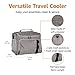 Amazon Basics Soft Insulated Cooler Bag, 24 Can Capacity, Gray