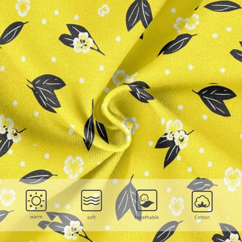Plant Flowers Floral Yellow Toddler Girls's Underwear 2T 23031913
