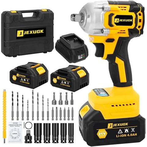 JEXUGK 21V Cordless Impact Wrench Set Cover